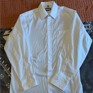 Geoffrey Beene Crisp White Dress Shirt